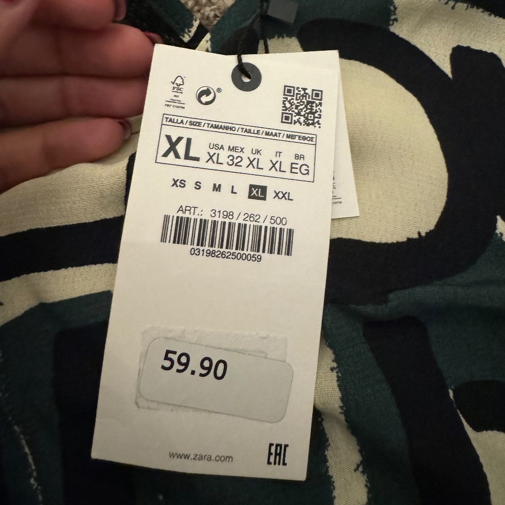 Zara Long sleeve dress